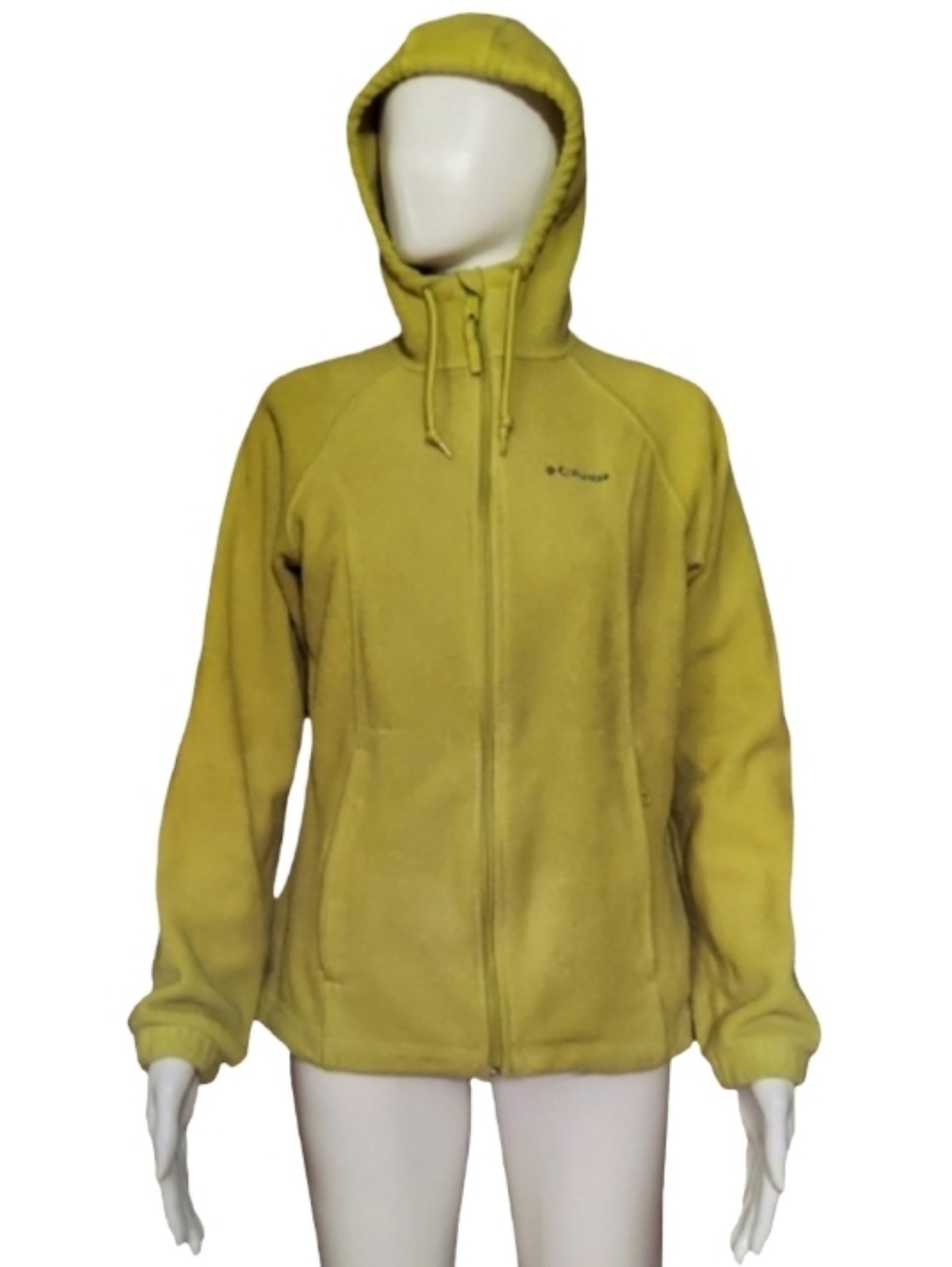 *Free With Purchase* Columbia Full Zip Hooded Fleece Jacket Lime Green